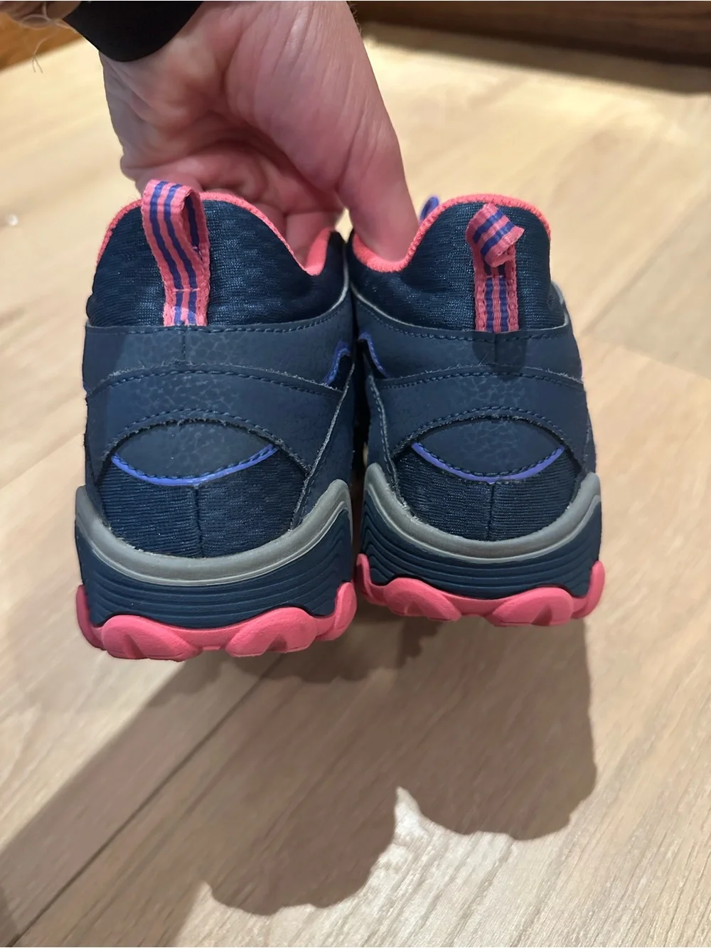 Merrell Kids Navy and Pink Trail Hiking Boots